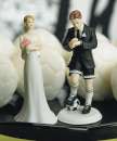Soccer Player Groom Wedding Topper